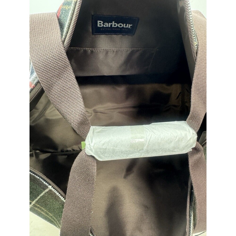 Barbour Classic Tartan Plaid Cree Holdall Duffel Bag NWT - Picture 9 of 9